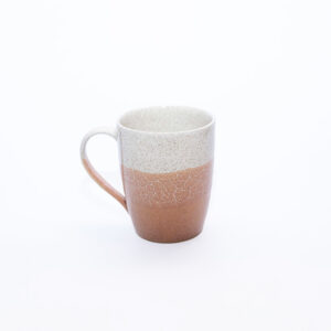 Crackled Cream Cup, Kathmandu Handmade, Made in Nepal, Nepali Cup